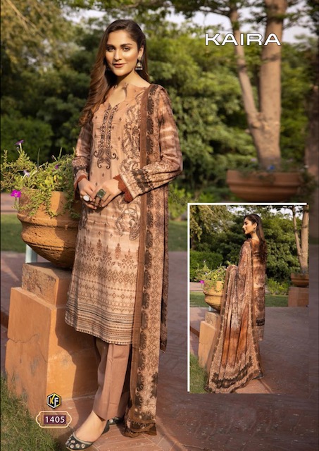 Keval Kaira Vol-14 Cotton Designer Pakistani Dress Material